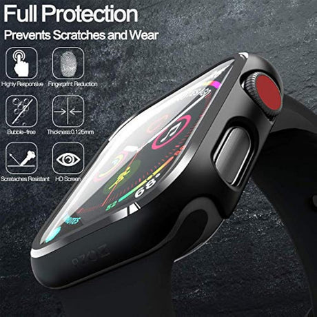 Funda compatible con protector de pantalla