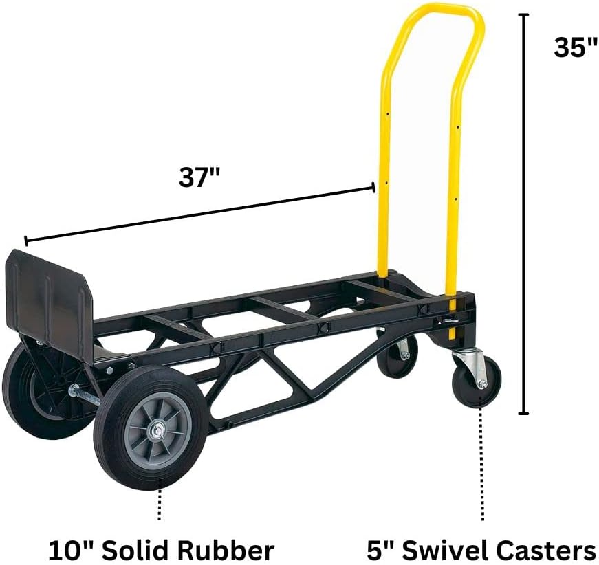 Carretilla Convertible Harper Trucks 700 lb Capacidad PGDY8635P