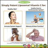 Vitamina Liposomal C 1200mg 180 Cápsula Alta dosis