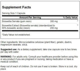 Boswellia Serrata Estandarizada 200 mg 120 Cápsulas