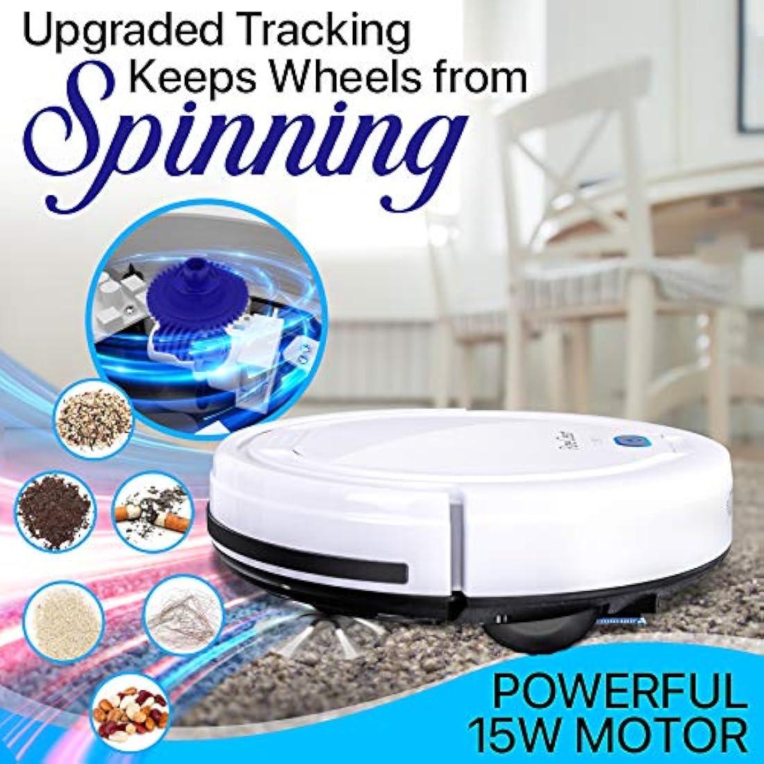 Aspiradora robot Pure Clean  PUCRC25PLUS PYLE-HOME