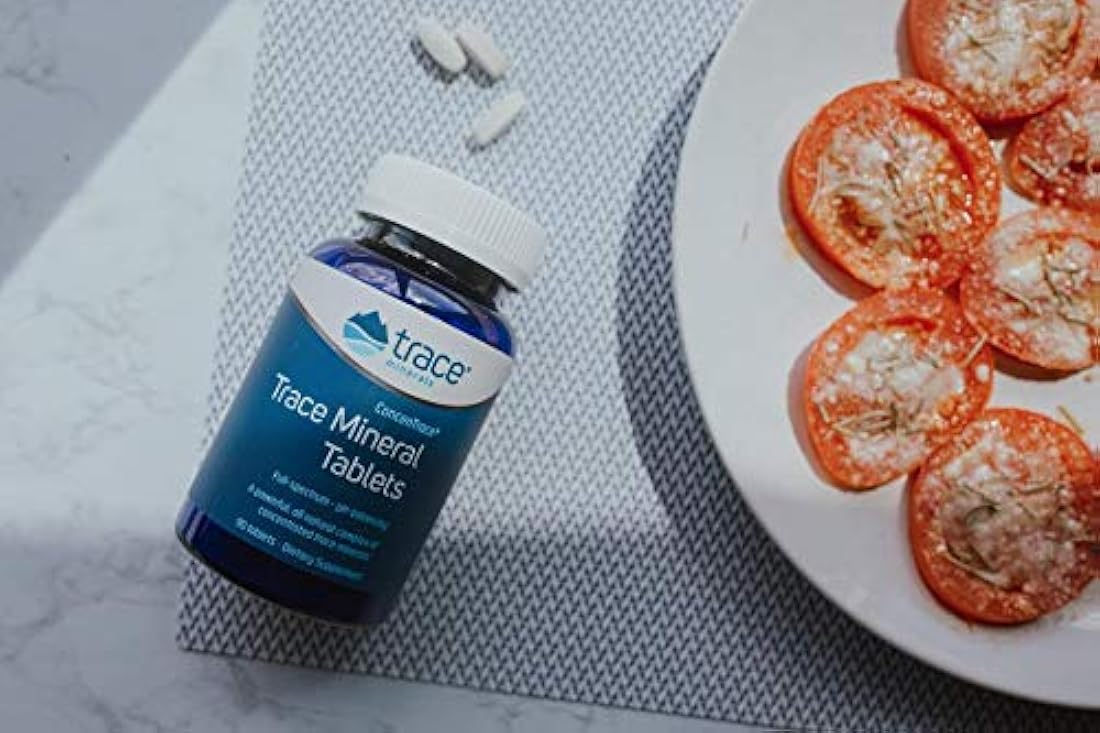 Trace Minerals Research Trace Minerales Tabletas minerales, bajo en sodio, 300 tabletas