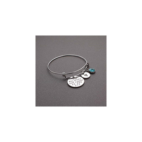 Pulseras y tobilleras expandible con abalorio de piedra