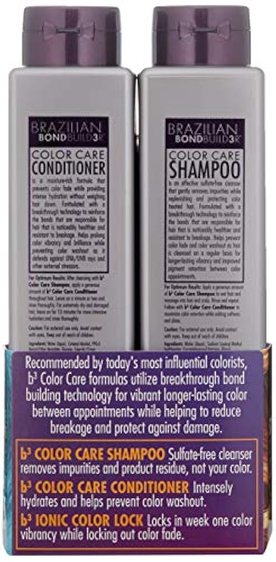 Shampoos B3 /Acondicionador/Ionic Color Lock Trio Pack