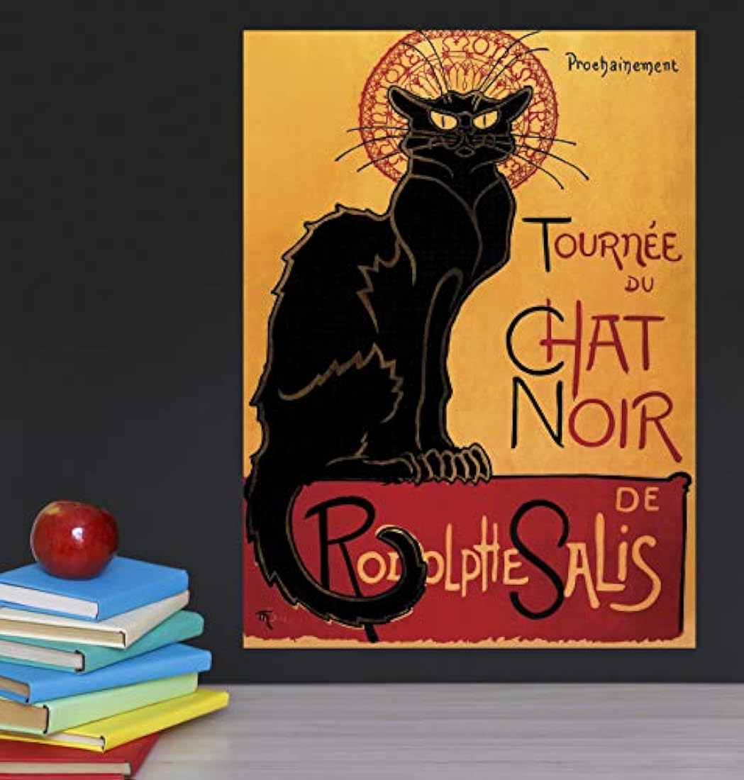 Póster decoracion cuadro tema El gato negro -