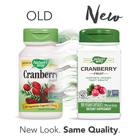 Nature's Way Cranberry Fruit, 465mg, 100 cápsulas, 12150