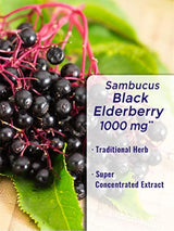 Nature's Truth - Cápsulas de saúco (1000 mg, 100 unidades)