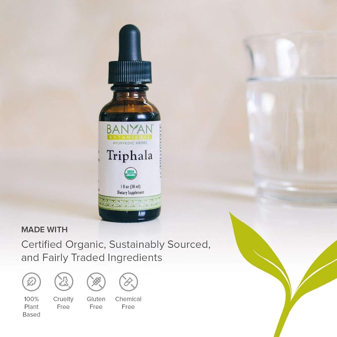 Suplemento Botanicals Extracto de hierbas líquido Triphala