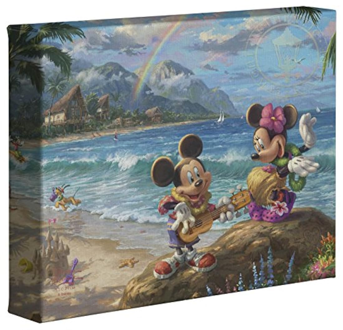 Thomas Kinkade  lienzo decoración 8 x 10lona