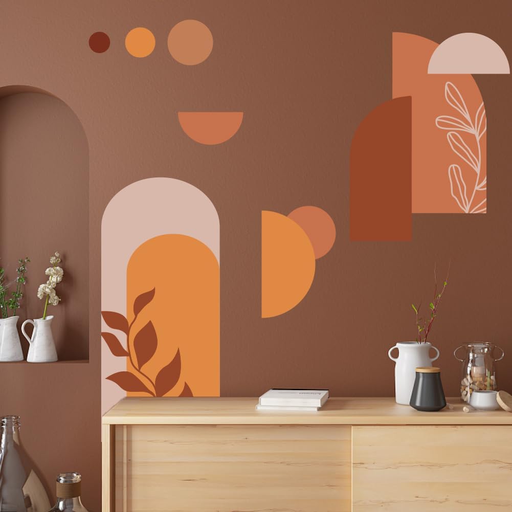 Vinilos de Pared Boho de Plantas SUPERDANT 90×39 CM