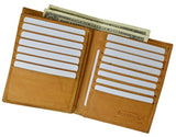 Marshal Bifold Cartera de piel auténtica con bloqueo RFID
