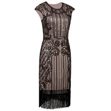 Disfraces vestido largo inspirado en 1920 de Gatsby