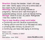 NeuEve® Crema de bálsamo Vulva, libre de hormonas