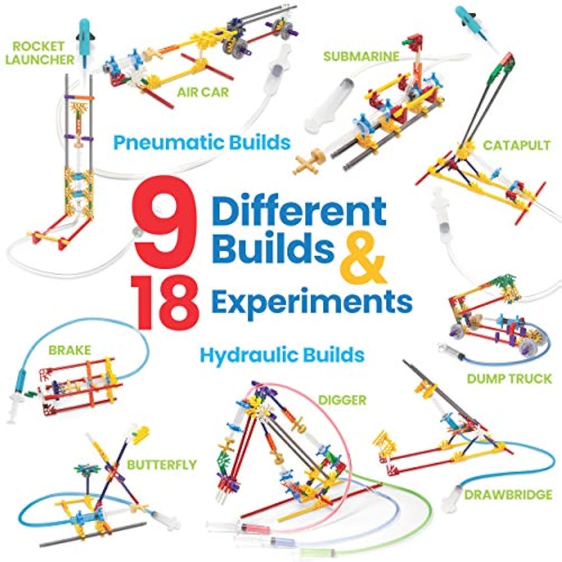 STEM Science Kit para niños, juego de libros y construcción