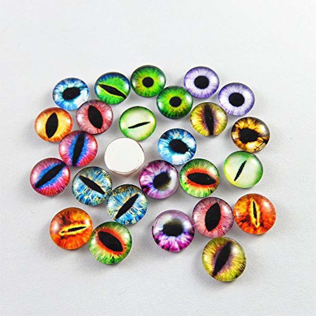 60 piezas mixtos Dragon Eyes colgante Ajustes