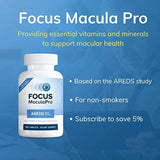 Focus MaculaPro - AREDS Based Eye Vitamin-Mineral Supplement (180 ct. 90 Day Supply) -AREDS Based Vitamins for Non-Smokers - AREDS Based Supplements