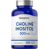Suplemento Inositol de colina 500 mg 200 cápsulas Bitartrato