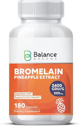 Suplemento de extracto de piña de bromelina 180 cápsulas