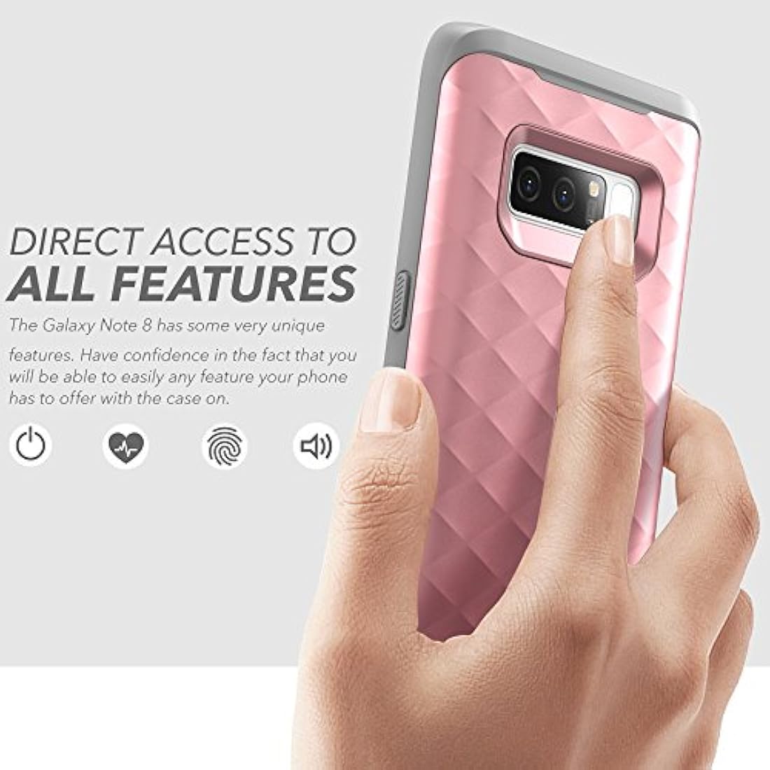Funda para Samsung Galaxy Note 8, Clayco
