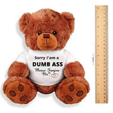 peluche de oso, mediano, color marron