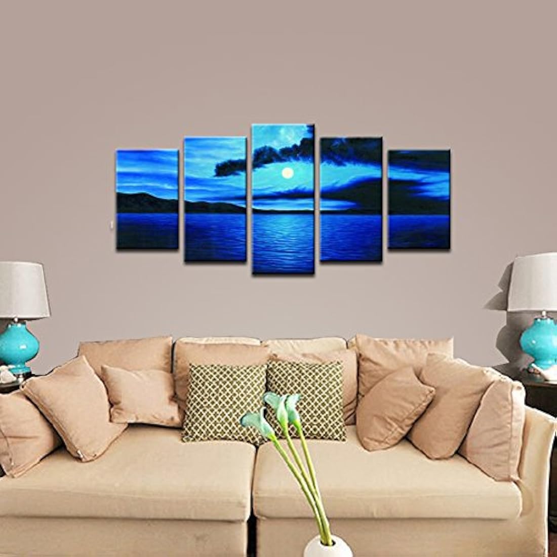 Wieco Art – Lienzo decorativo para pared, diseño moderno