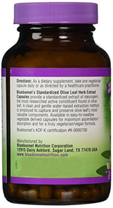 Bluebonnet Suplemento de extracto de hoja de olivo 120 uni