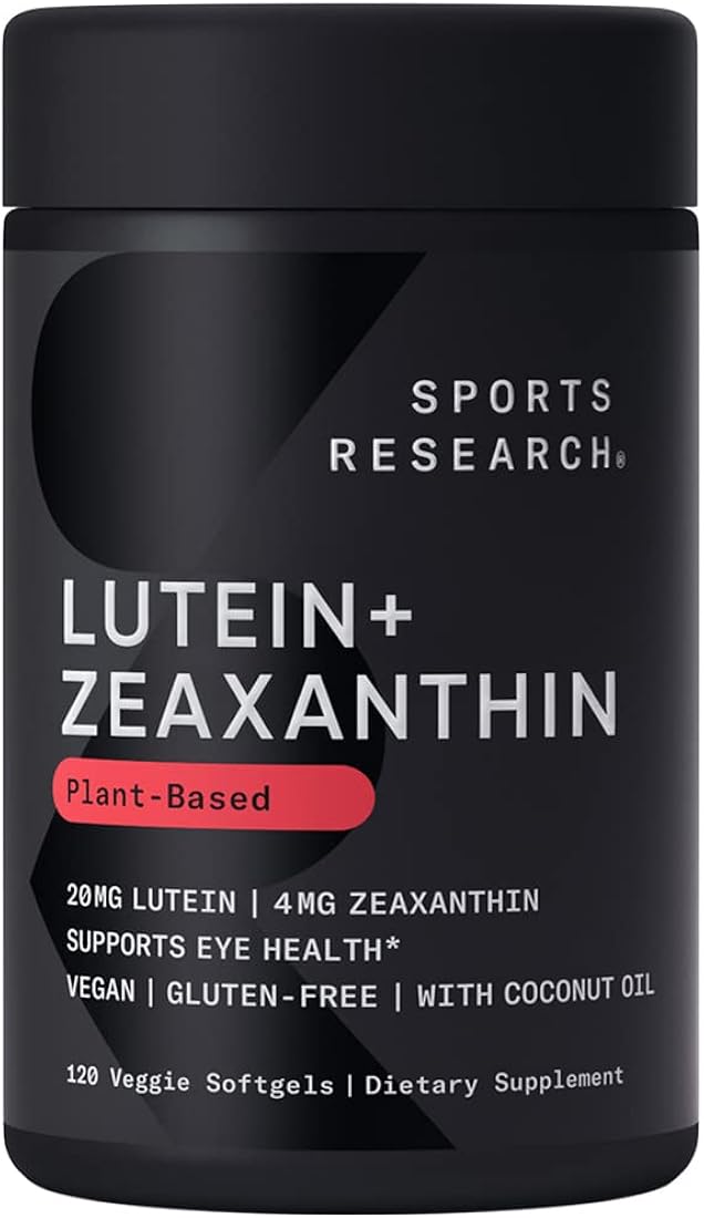 Suplementos Luteína vegana + zeaxantina (20 mg)  orgánico