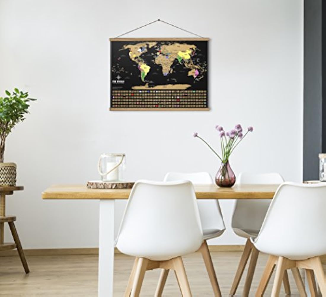 Landmass Goods- Póster original de mapa de viaje