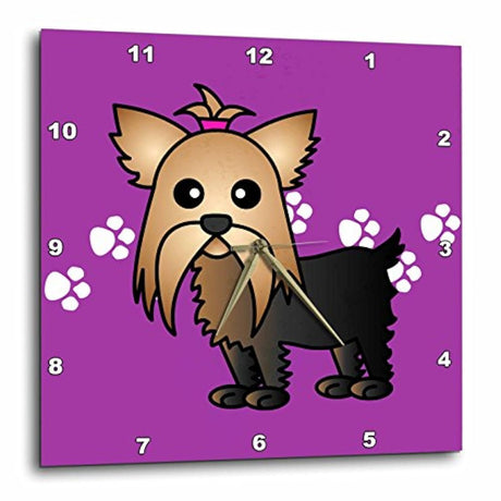 Reloj de pared, color morado