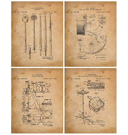 póster Platillos y baquetas