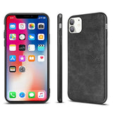 Funda para iPhone 11, piel sintética, diseño vintage