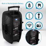 Parlante Portátil con Karaoke de 1600 W PYLE-PRO PPHP1599WU