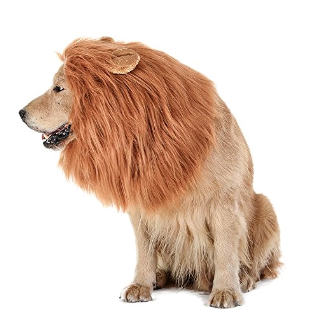 Peluca de melena de león para perro
