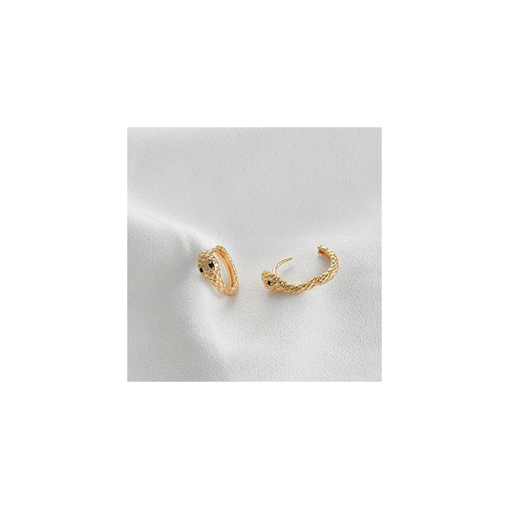Aretes de aro contra el mal de ojo para mujer