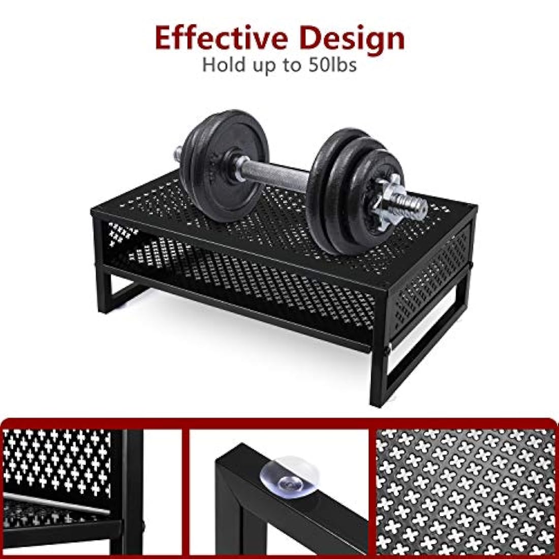 Soporte para monitor de 2 niveles
