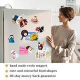 8 Imanes para nevera, con forma de comida para decoración