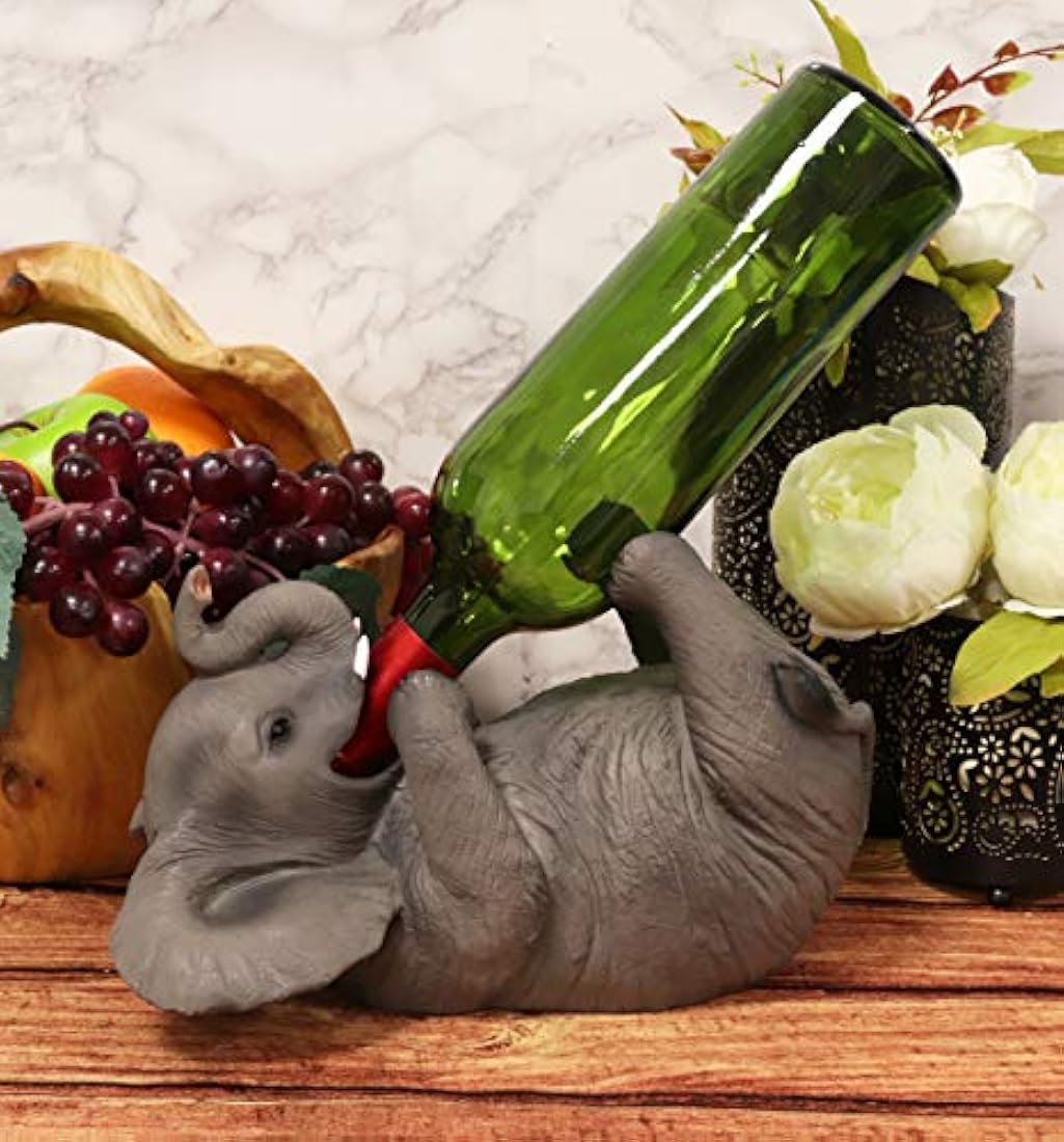 Ebros Kitchen Decor - Botellero con diseño de elefante
