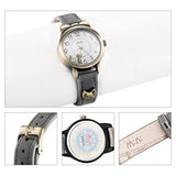 Reloj de pulsera de cuarzo correa de piel suave para niñas