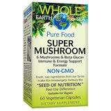 Whole Earth & Mar – Super hongo, 60 Cápsulas vegetarianas