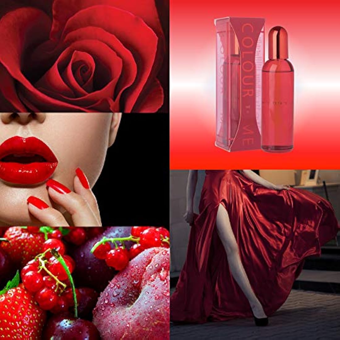 Eau de Parfum Spray Color Me, Rojo perfume de mujer