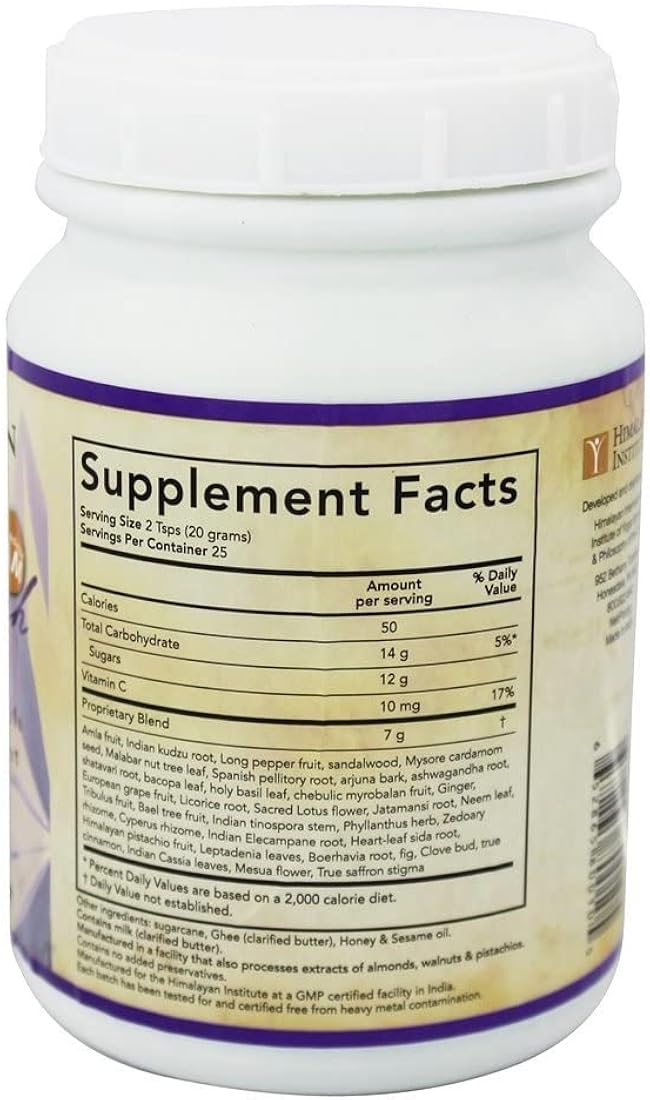 Mermelada Ayurdevic Chyawanprash del Instituto del Himalaya, 17.64 oz