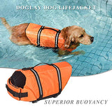 Chaleco salvavidas para perros con rayas reflectantes