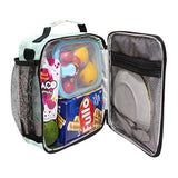 Bolsa térmica para el almuerzo diseño de flores