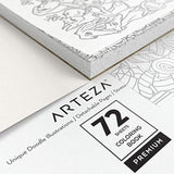 Arteza Libro para colorear para adultos, diseños