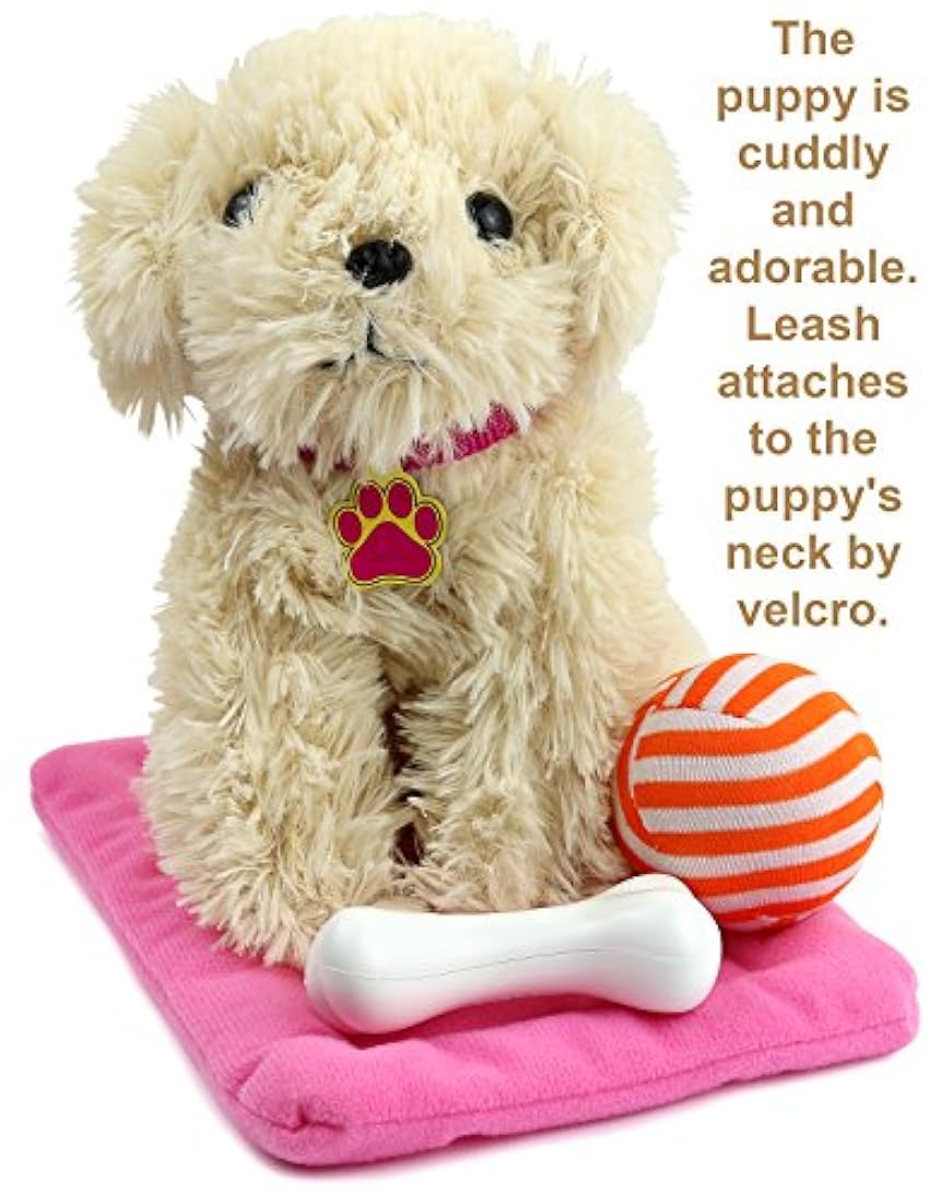 Set 9 accesorios de muñecas con cachorro de peluche