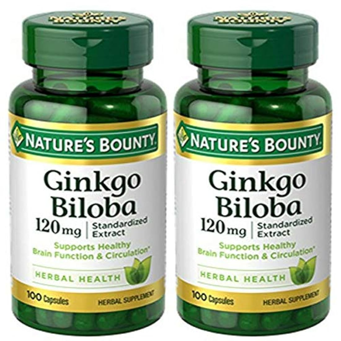 Extracto Normalizado  Ginkgo Biloba 120 mg Nature's Bounty