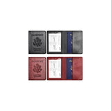 Porta Documentos y Tarjetas Soporte para pasaporte rojo