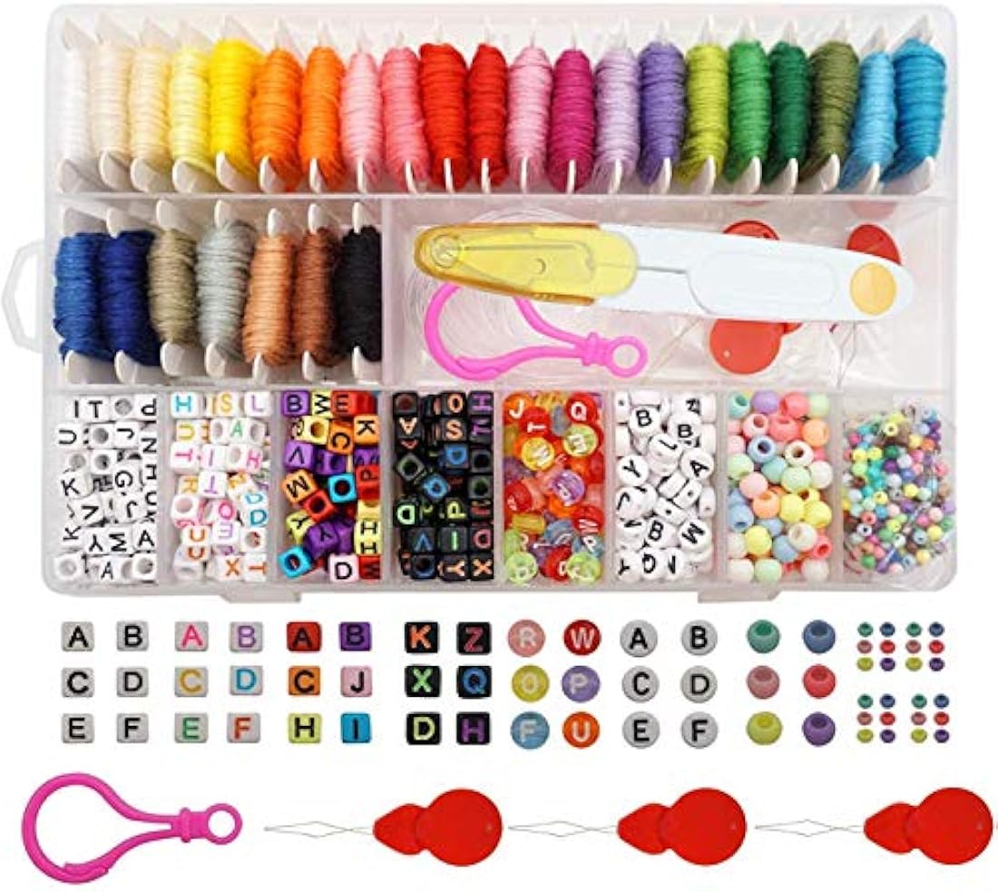 Peirich - Juego de cuentas para hacer pulseras de la amistad