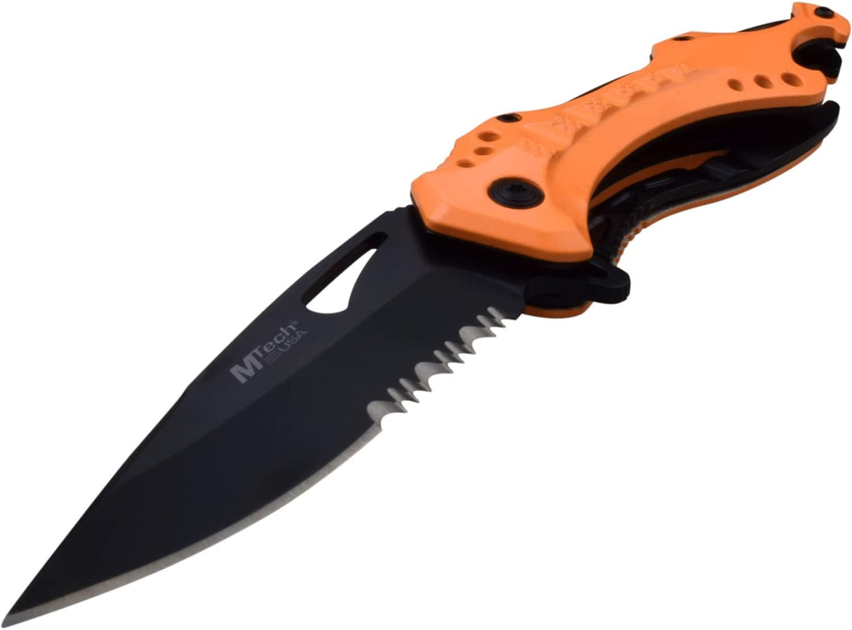 Cuchillo plegable táctico con clip, MT-A705