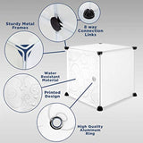 Almacenador apilable 12 cubos de almacenamiento